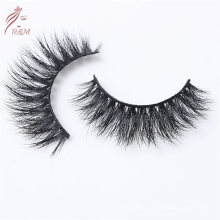 Qindao Factory Natural Fluffy 3D Mink Hair False Eyelashes